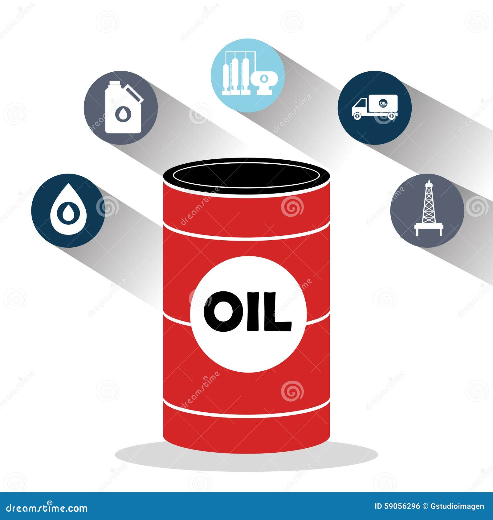 Oil and petroleum industry stock vector. Illustration of economy 59056296