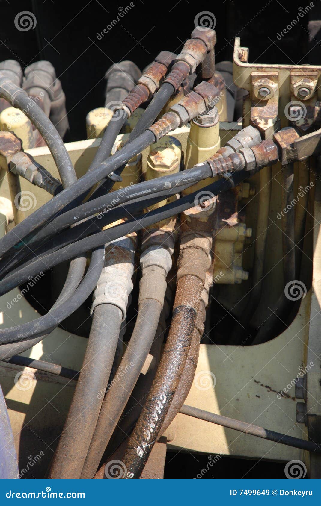 The oil pipe stock image. Image of iron, worn, motor, ancient 7499649