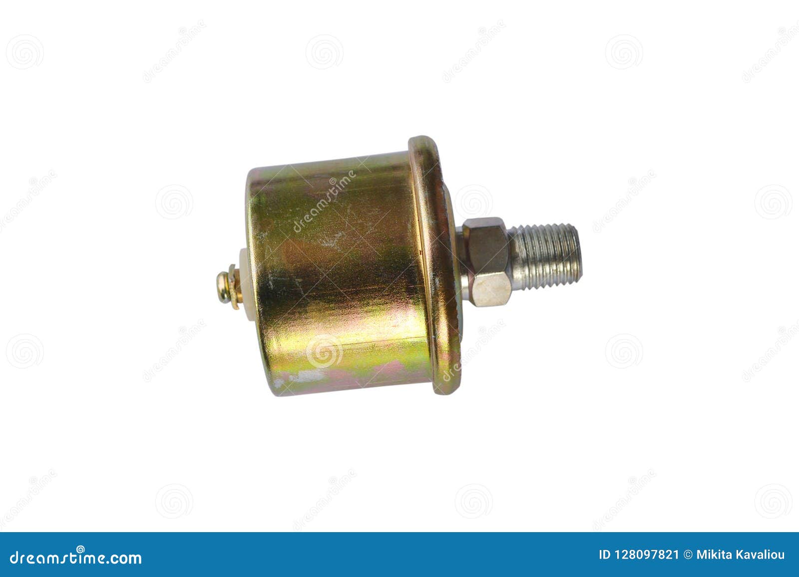 Oil Pressure Switch Car. Isolate Stock Image Image of cool, machine
