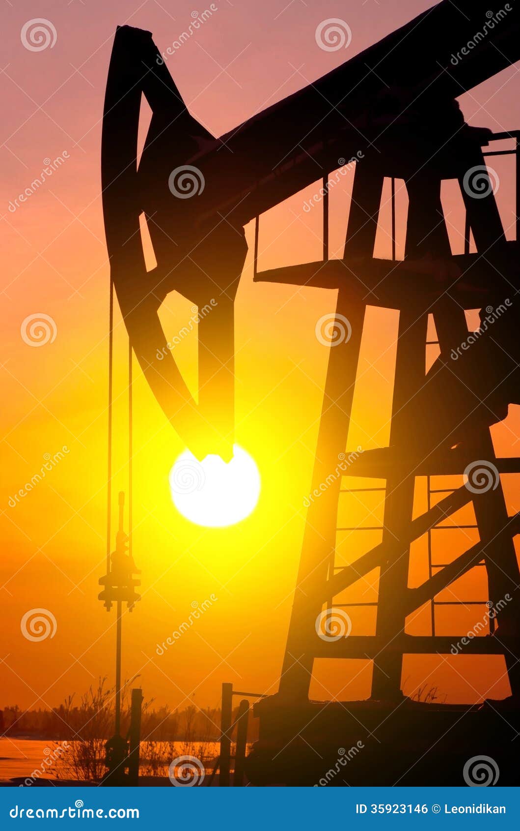 Oil Pump stock photo. Image of barrel, cold, closeup - 35923146