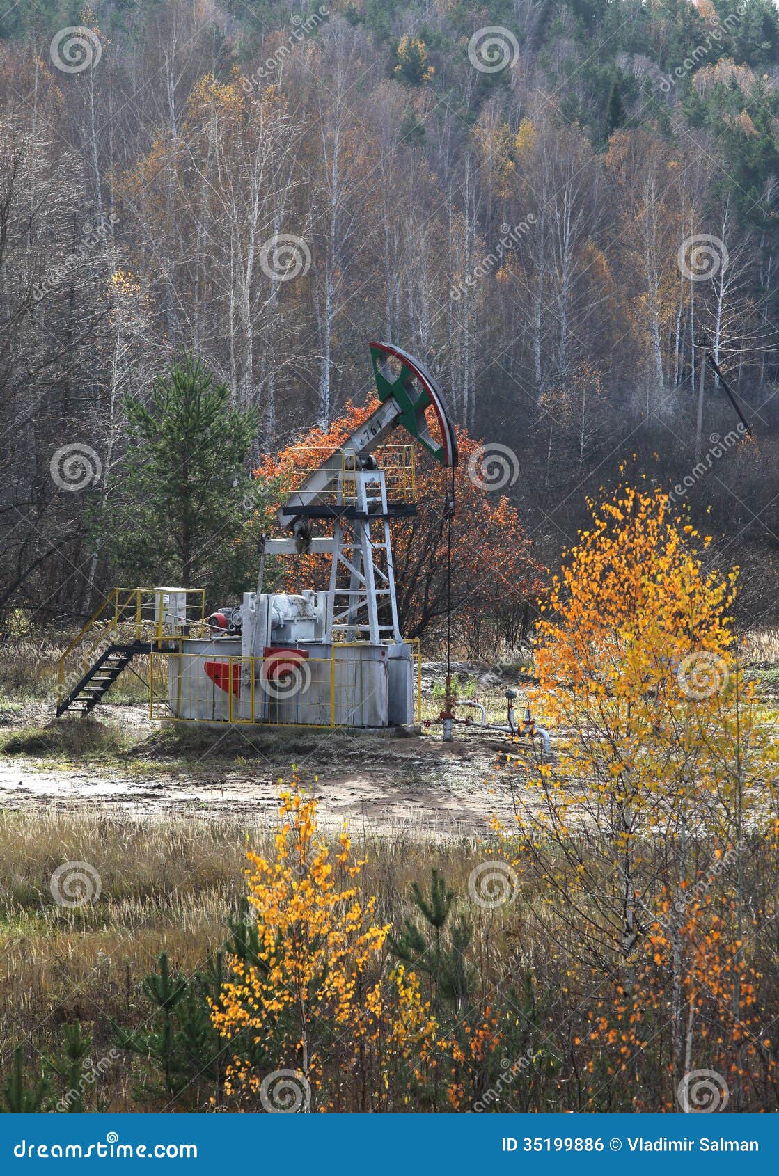 Oil pump stock photo. Image of industry, construction 35199886