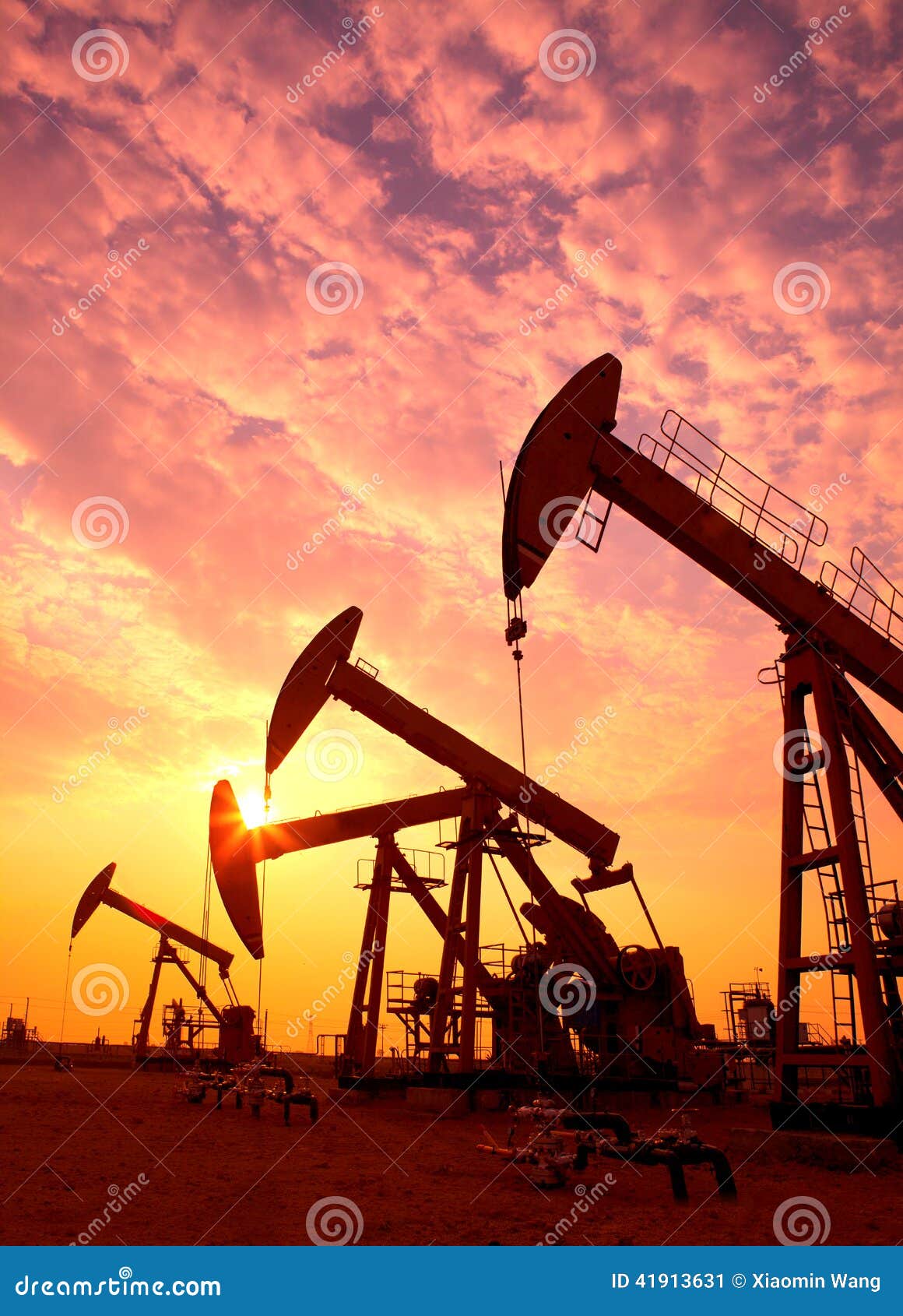 Oil Pump Jack stock image. Image of energy, nodding, facility 41913631