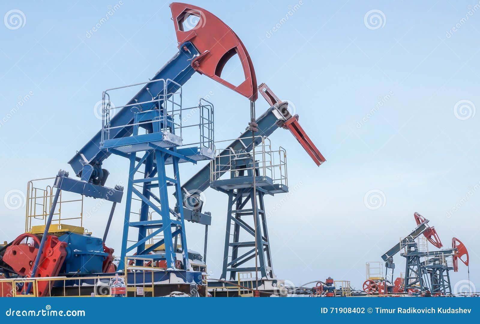 Oil pump jack stock photo. Image of product, construction 71908402