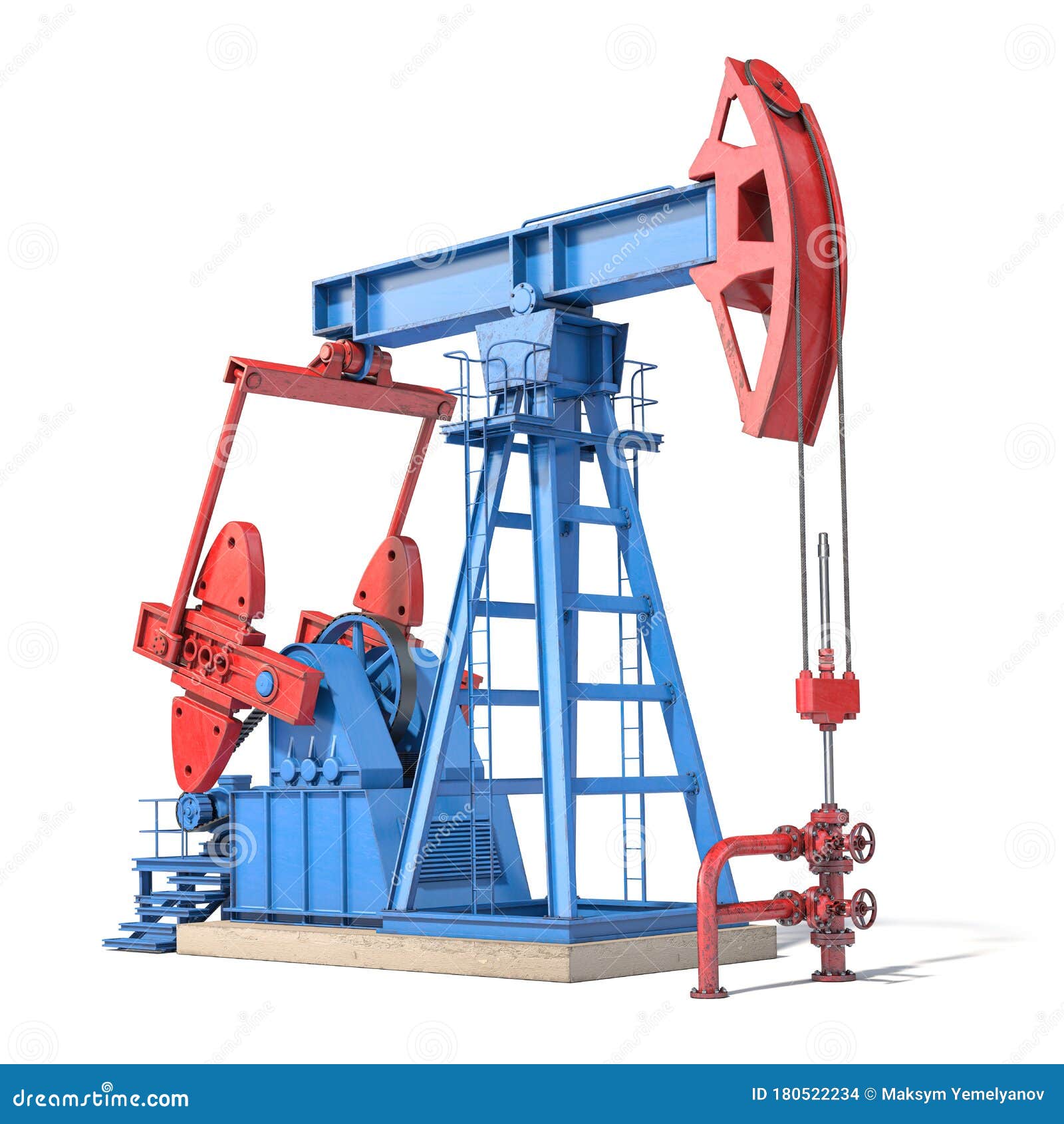 Oil Pump Jack Oil Industry Equipment Stock Vector (Royalty Free