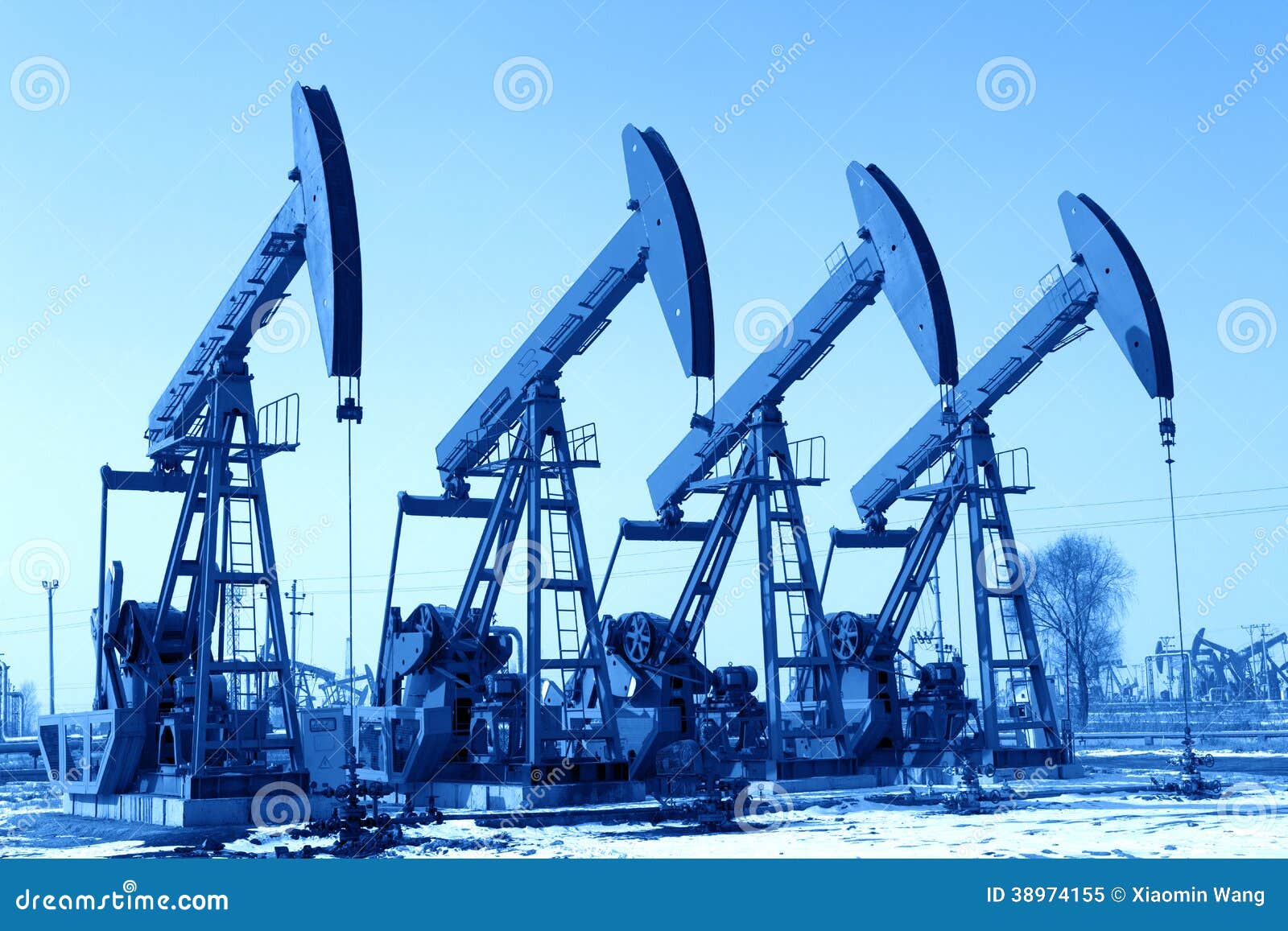 Oil Pump Jack stock image. Image of machine, extraction 38974155