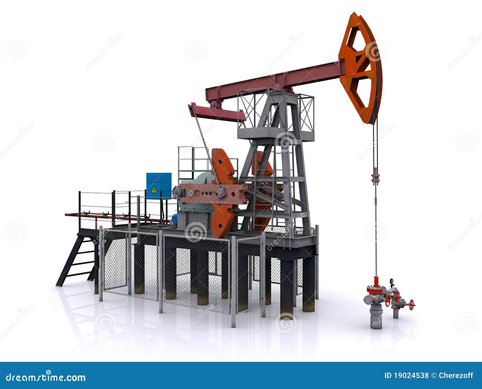 Oil Pumping Unit Clipart Heart
