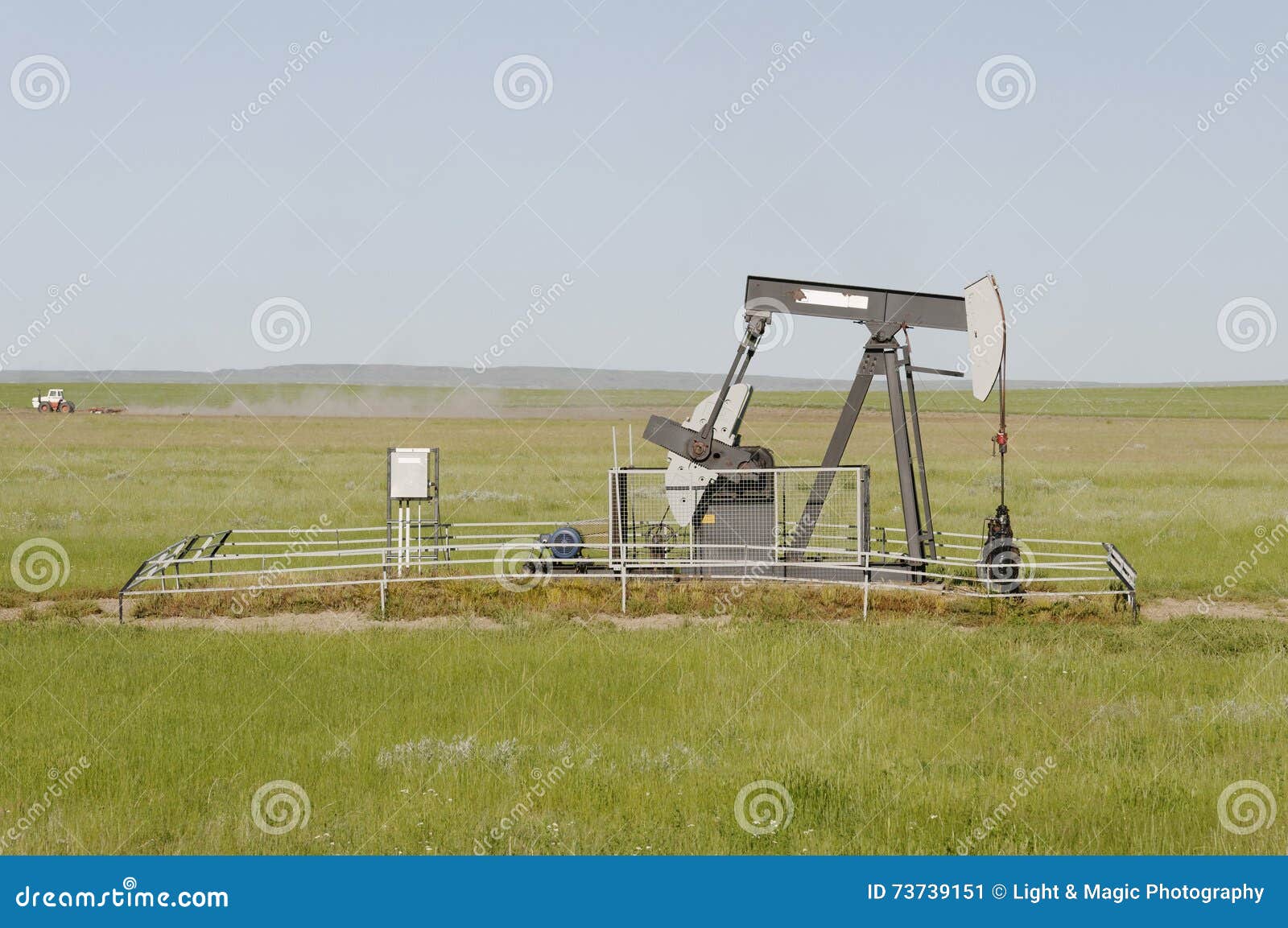 Oil pump stock image. Image of crude, drilling, prairy 73739151