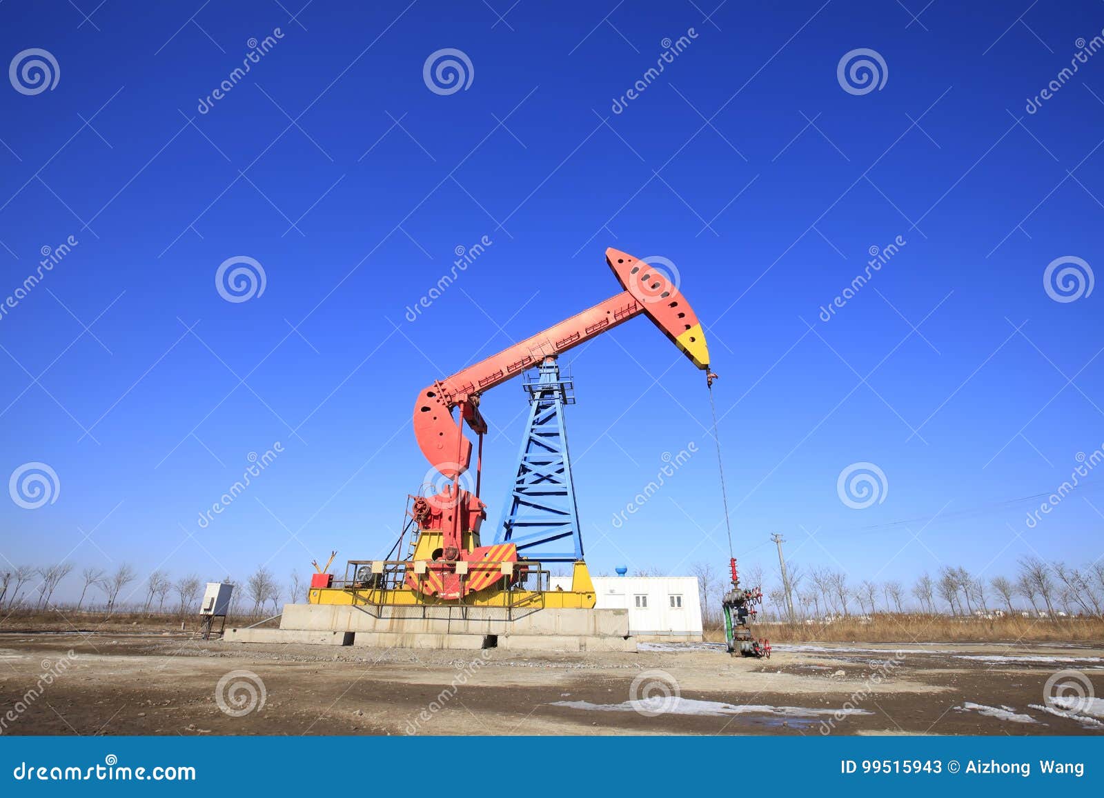 Oil pump in the work stock image. Image of homework, crude 99515943