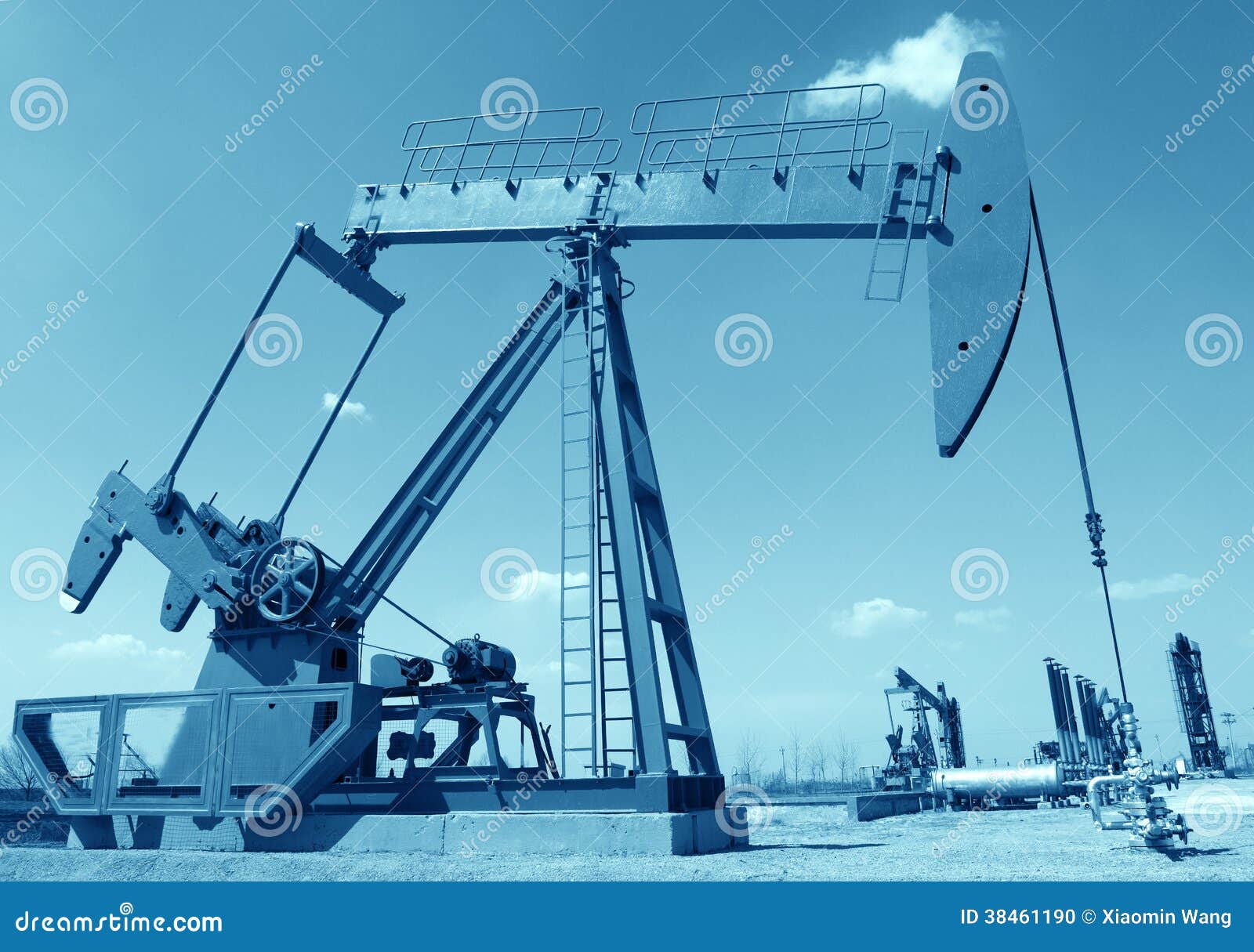 Oil pumps stock photo. Image of craft, domination, money 38461190