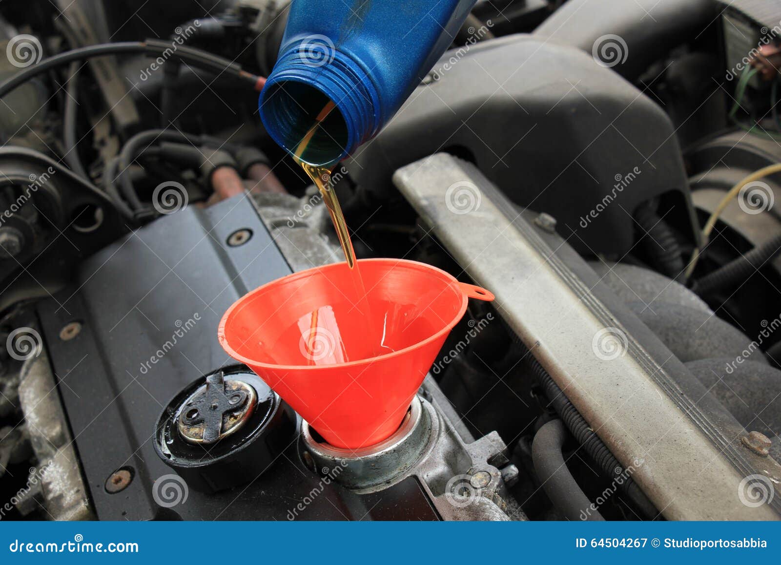 Oil refill stock image. Image of jerrycan, checking, person 64504267
