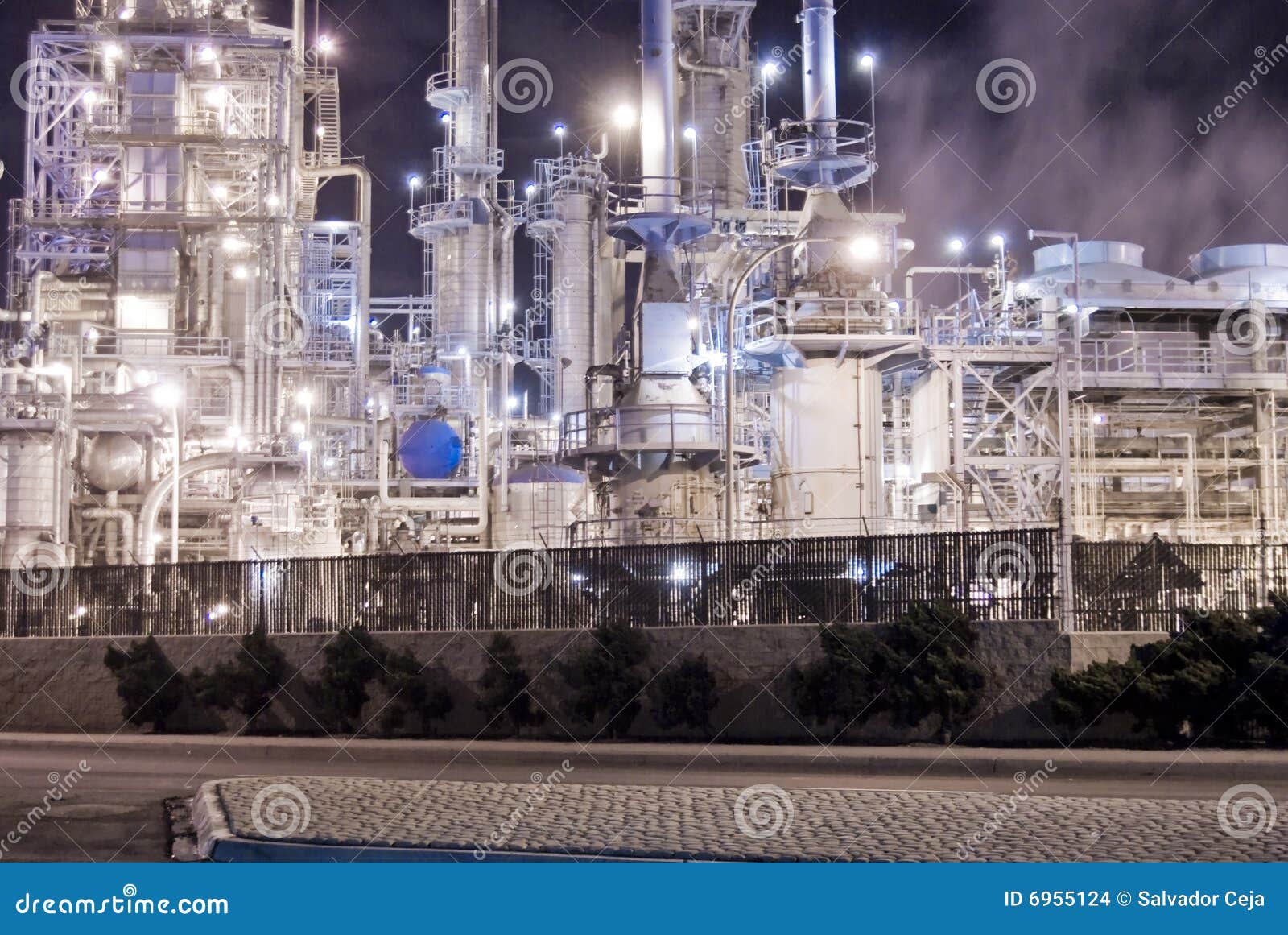 Oil Refinery and Electrical Generation Stock Photo Image of nature