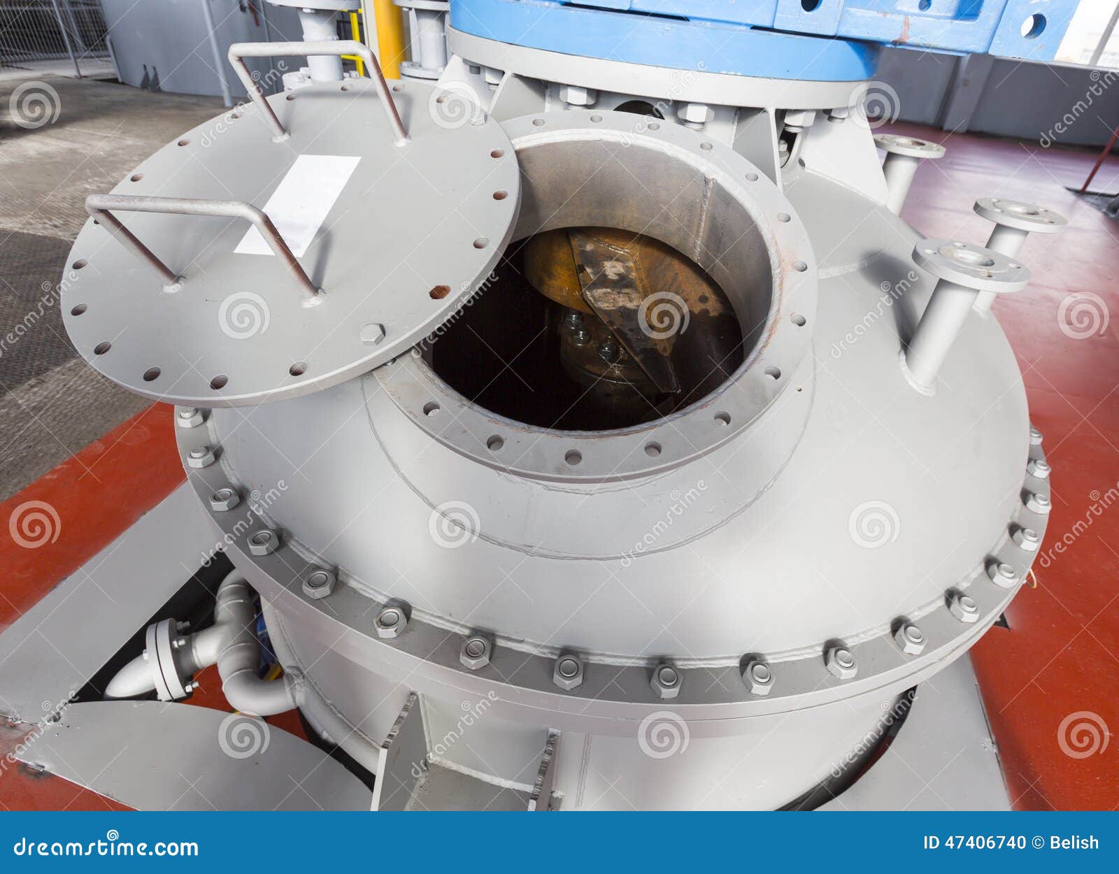 Oil refinery stock photo. Image of inside, tank, refinery 47406740