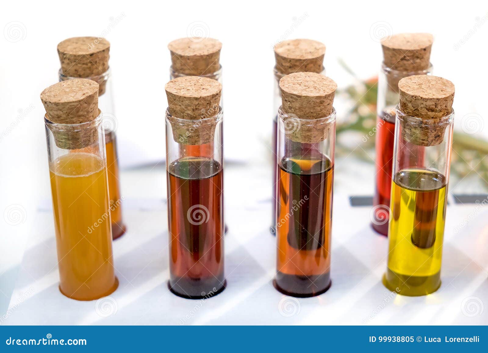 Oil Specimen Liquid Test Tube Urine Samples Vials Stock Image Image