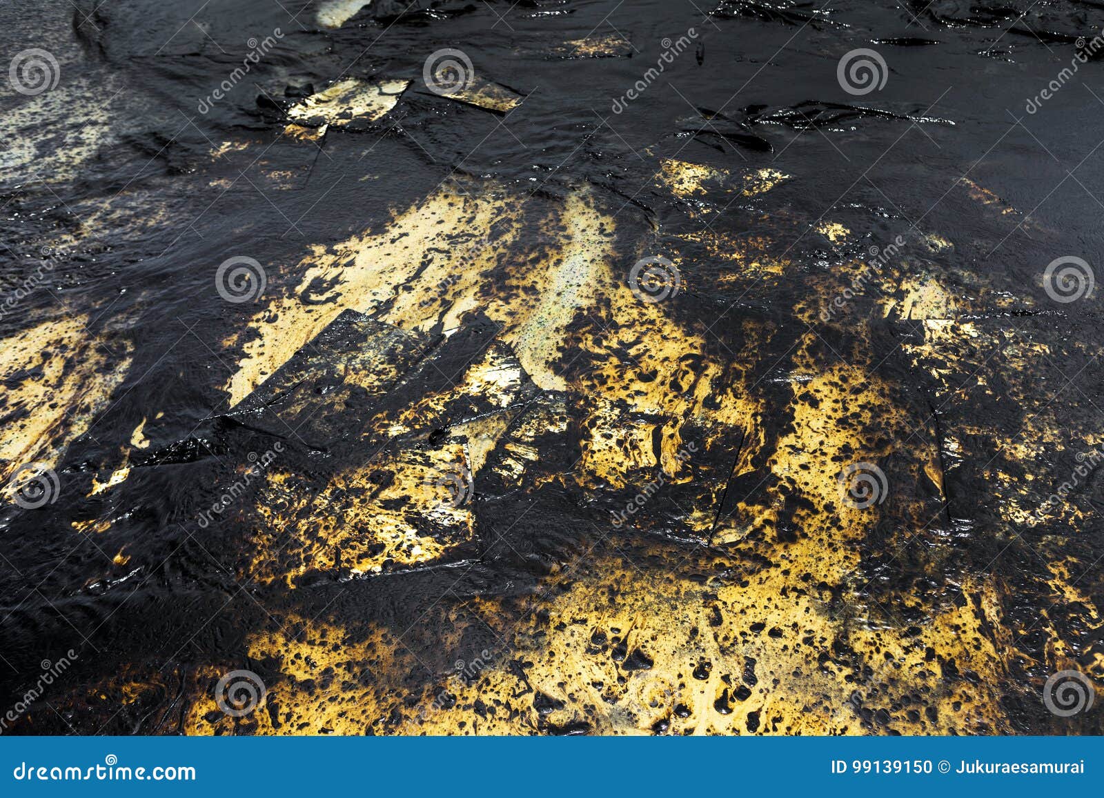 Oil Spill Texture on the Sand Beach Stock Photo Image of samet, black