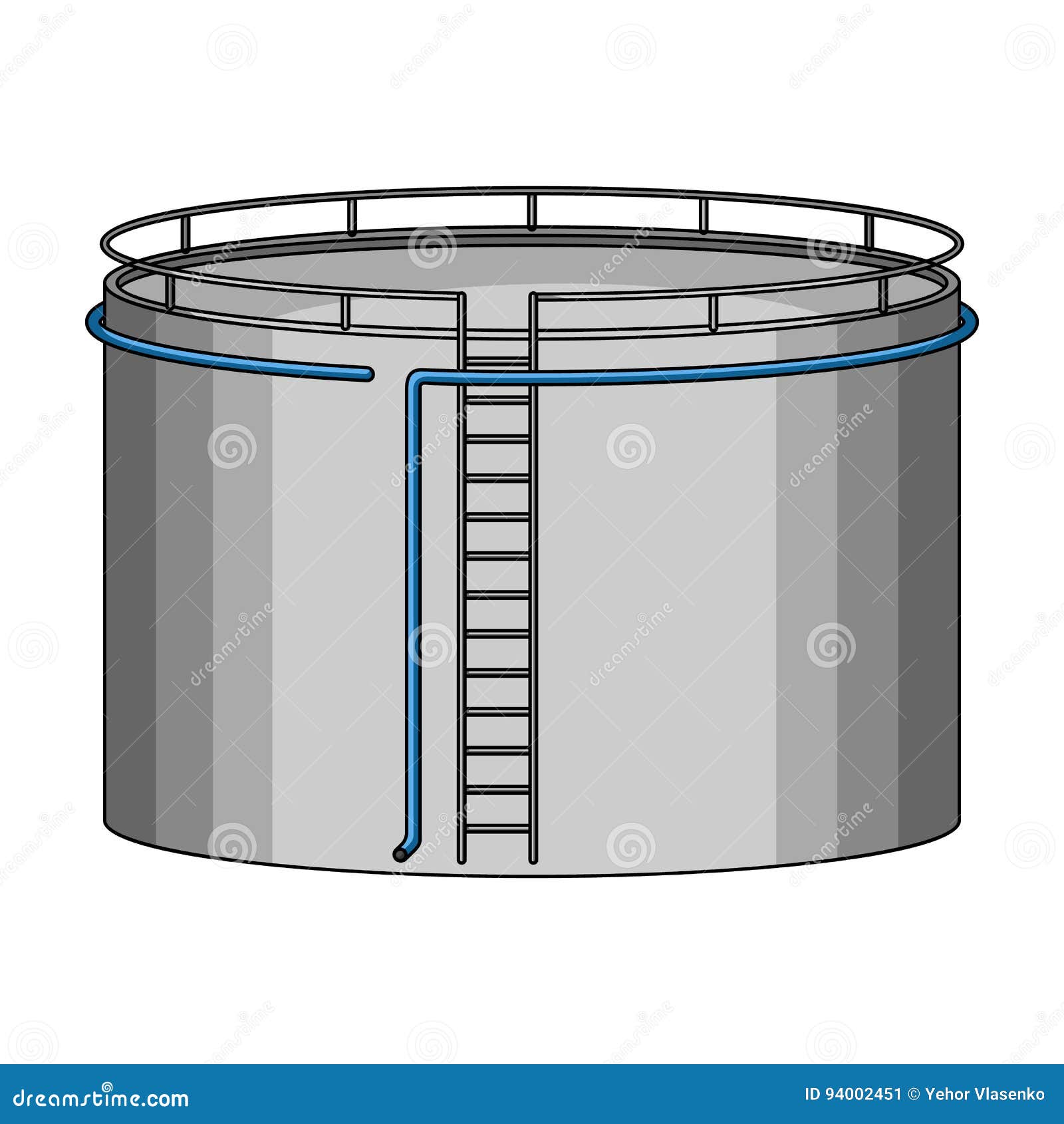 oil storage tank oil single icon cartoon style vector symbol stock illustration web 94002451