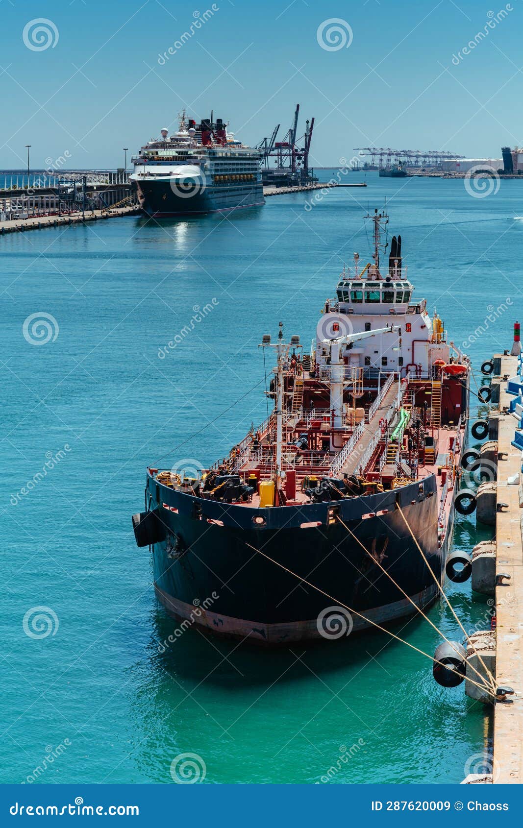 Oil Tanker in Port of Spain Stock Image Image of dock, gasoline