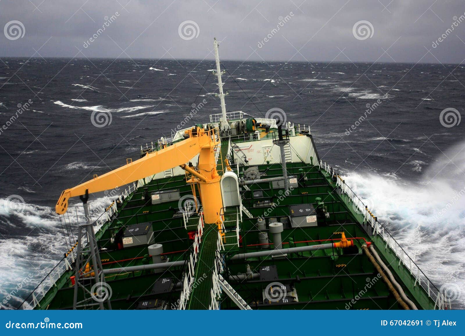 Oil tanker sailing stock image. Image of water, skies 67042691