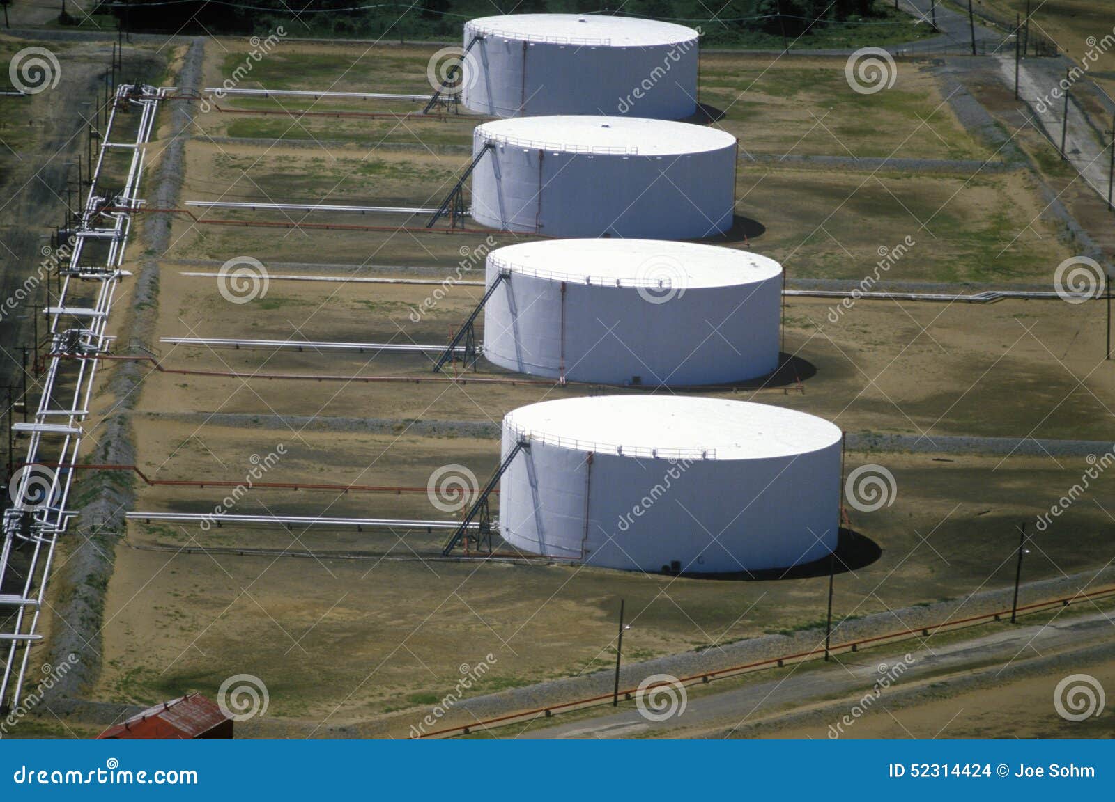 Oil tanks, NJ stock photo. Image of refineries, jersey 52314424