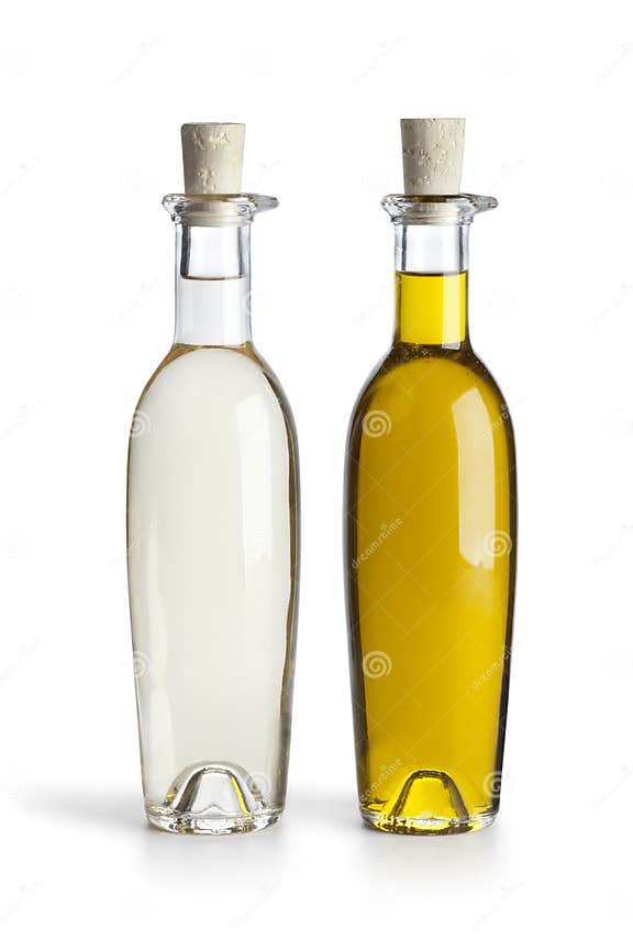 Oil and vinegar stock photo. Image of pair, cooking, bottle 21666944