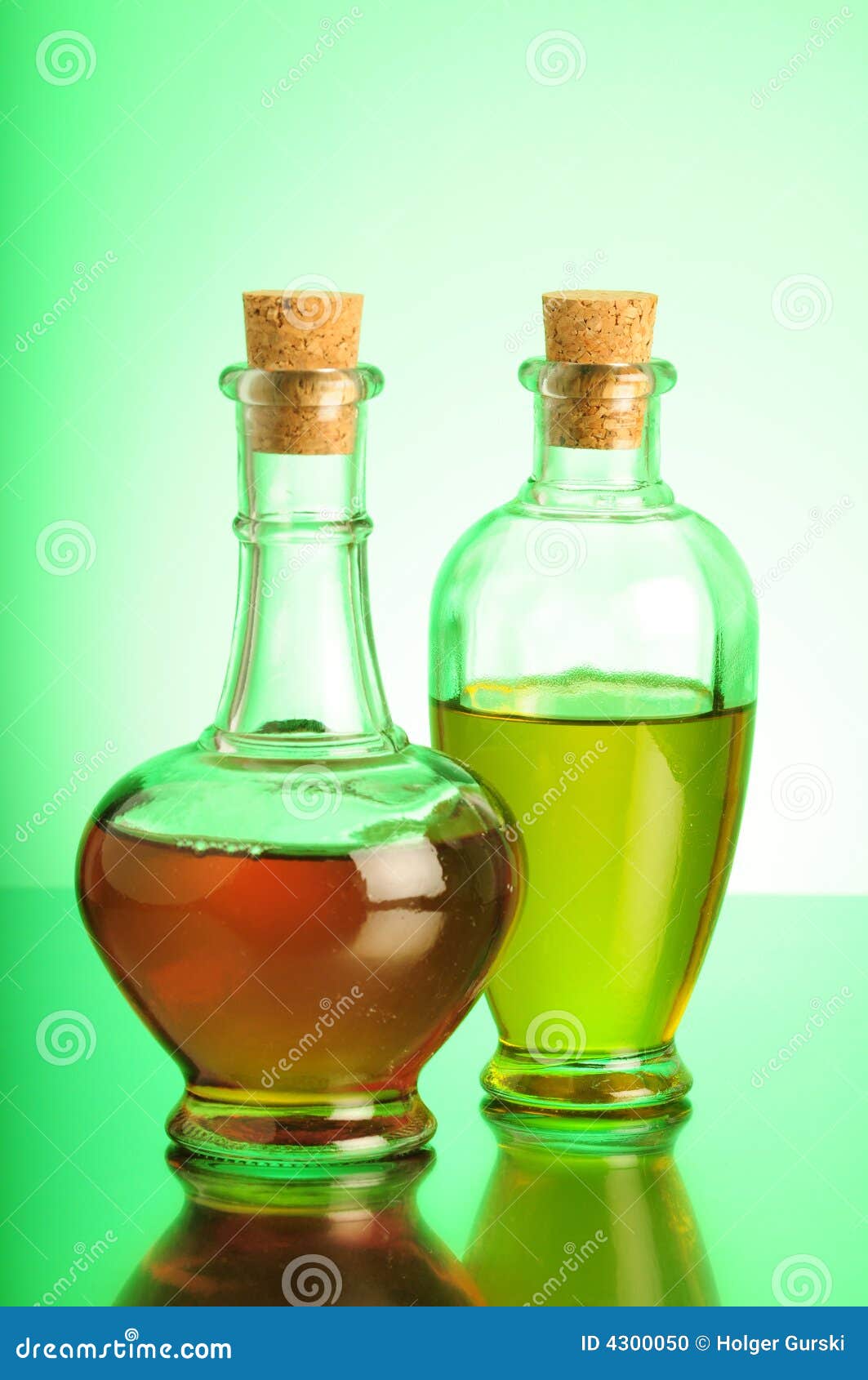 Oil and vinegar stock photo. Image of green, organic, acid 4300050