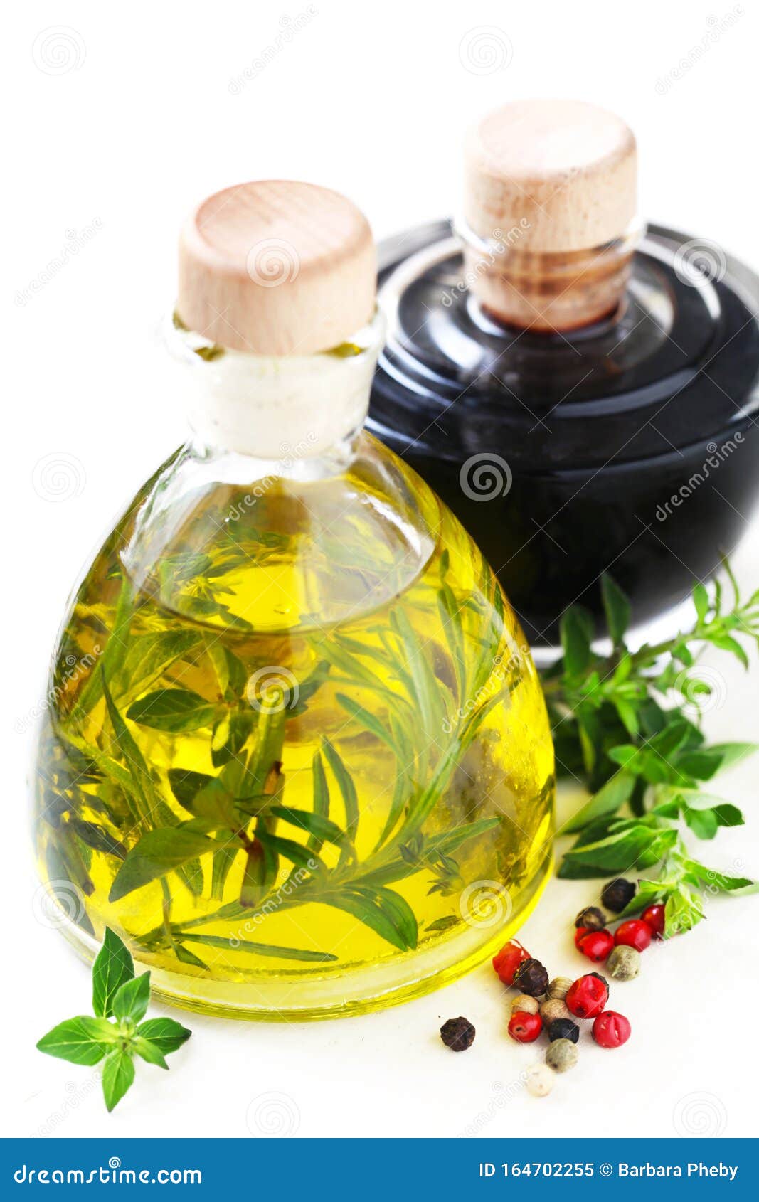 Oil and Vinegar stock image. Image of background, bottle 164702255
