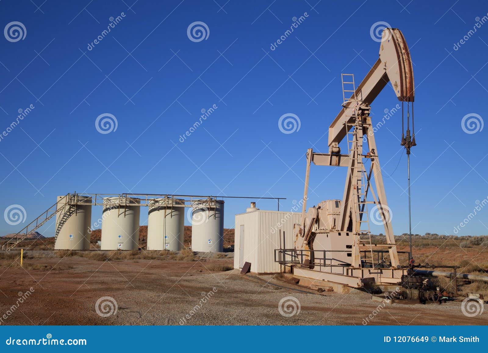 Oil Well stock image. Image of drill, conventional, derrick 12076649