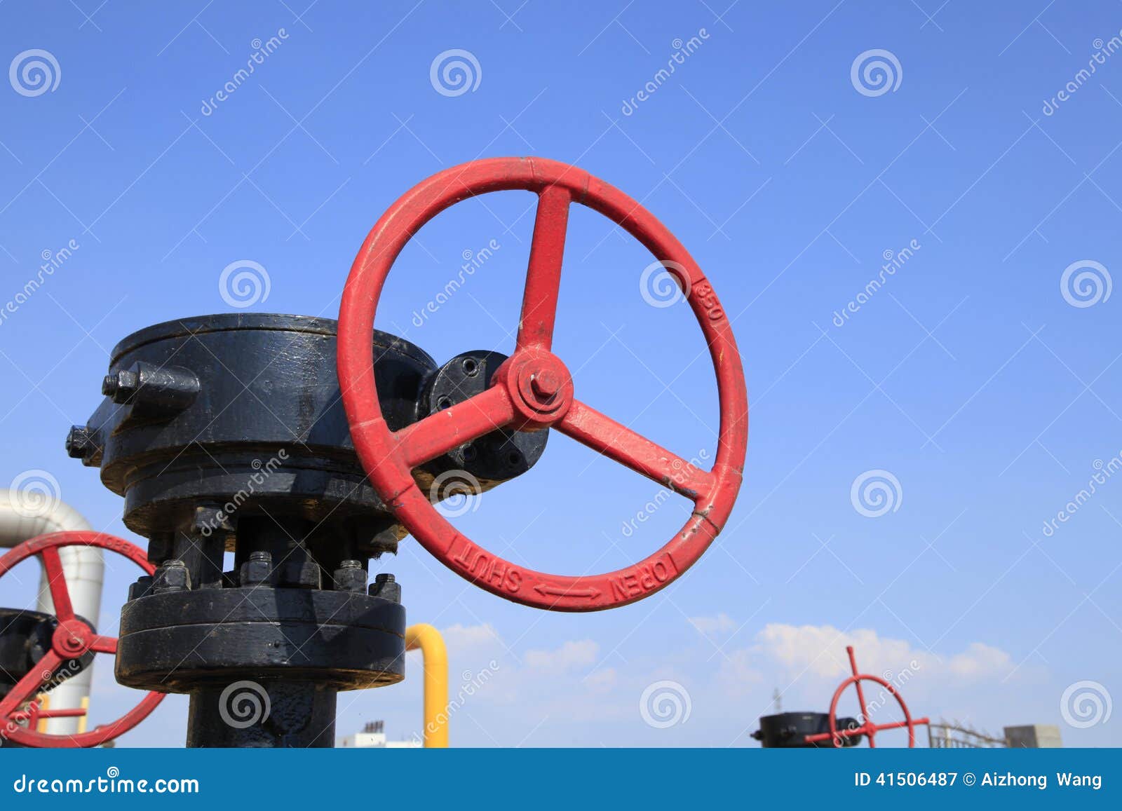 Oilfield valves stock image. Image of industry, closeup 41506487
