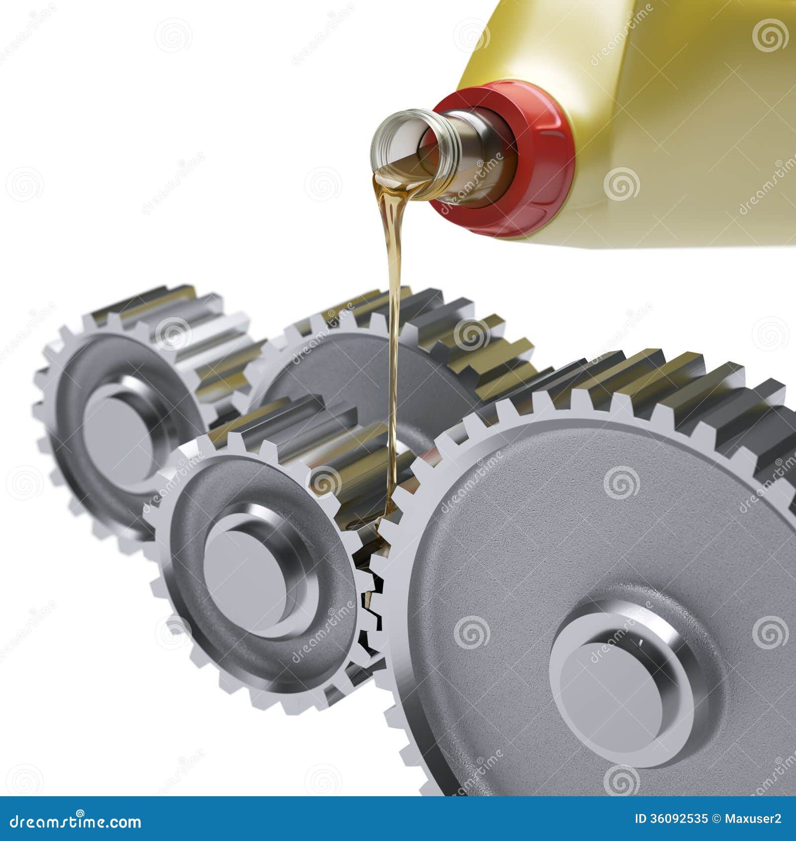 Oiling Gears stock illustration. Illustration of industry 36092535