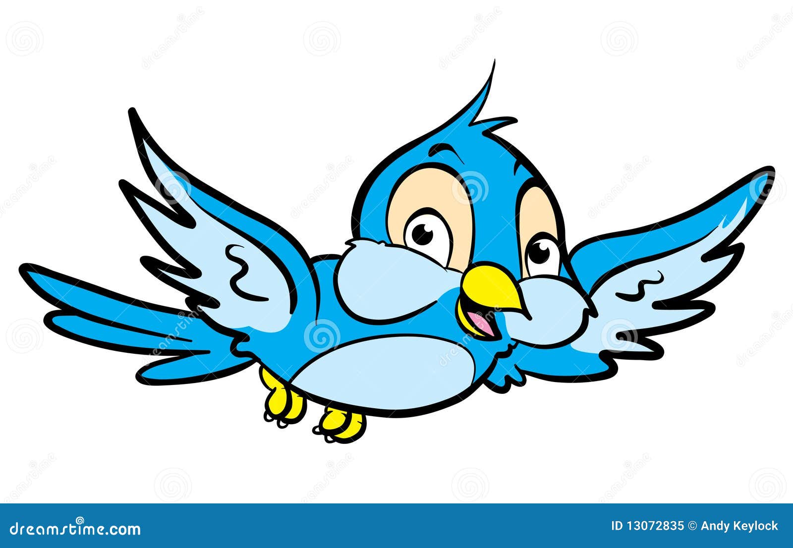 dessin d oiseau Wohnzimmer Einrichtungen Illustration de dessin animé d un petit vol mignon d oiseau