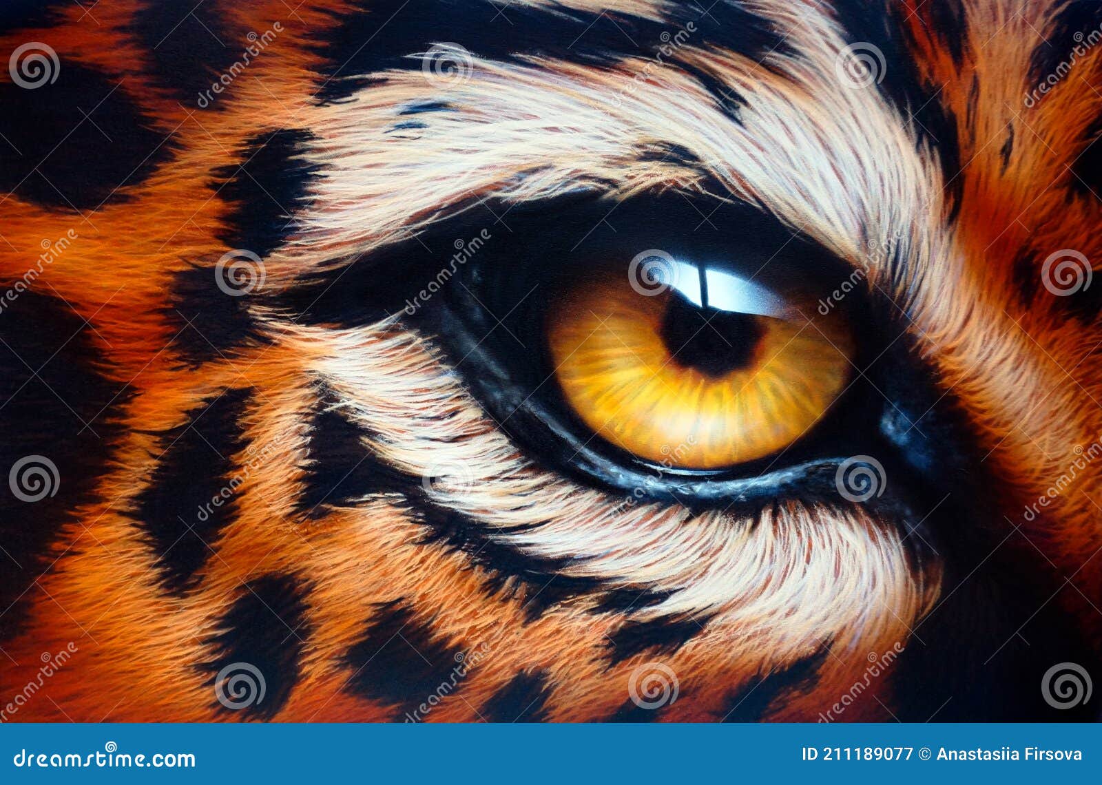 Ojo De Leopardo. Pintura Aerógrafo. Dibujo a Mano Imagen de archivo -  Imagen de leopardo, enojado: 211189077