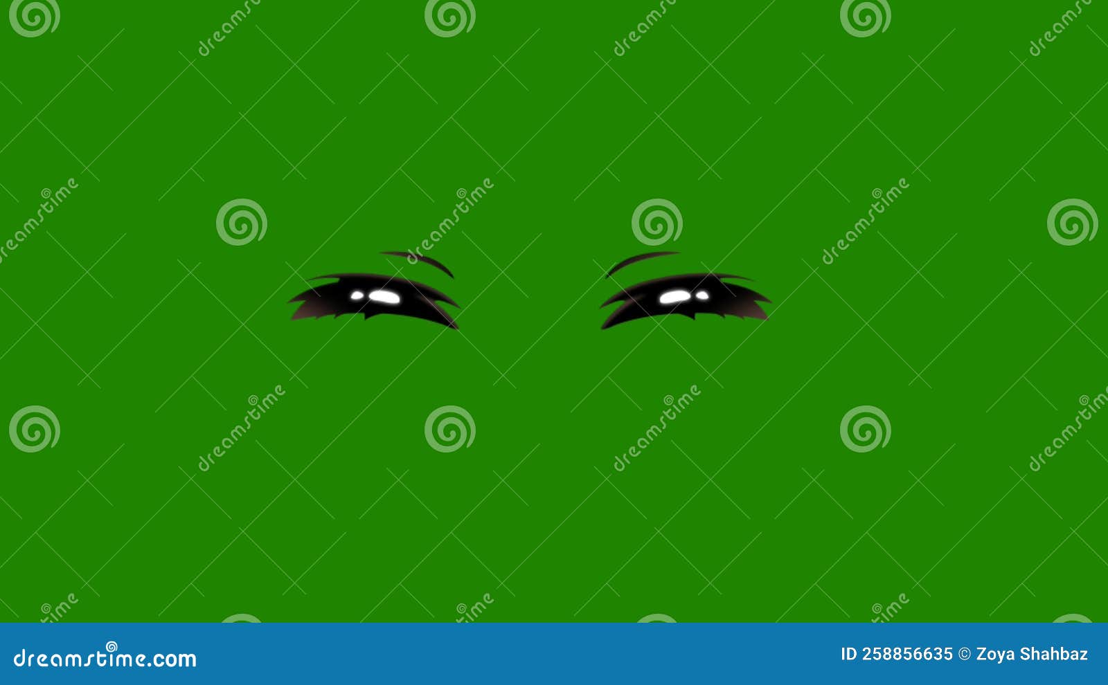 Ojos De Dibujos Animados Y Boca Hablante O Cara Divertida Para Pantalla  Verde Lateral Insertar Clave De Croma Pantalla Verde Movim Metrajes - Vídeo  de elemento, verde: 277080946