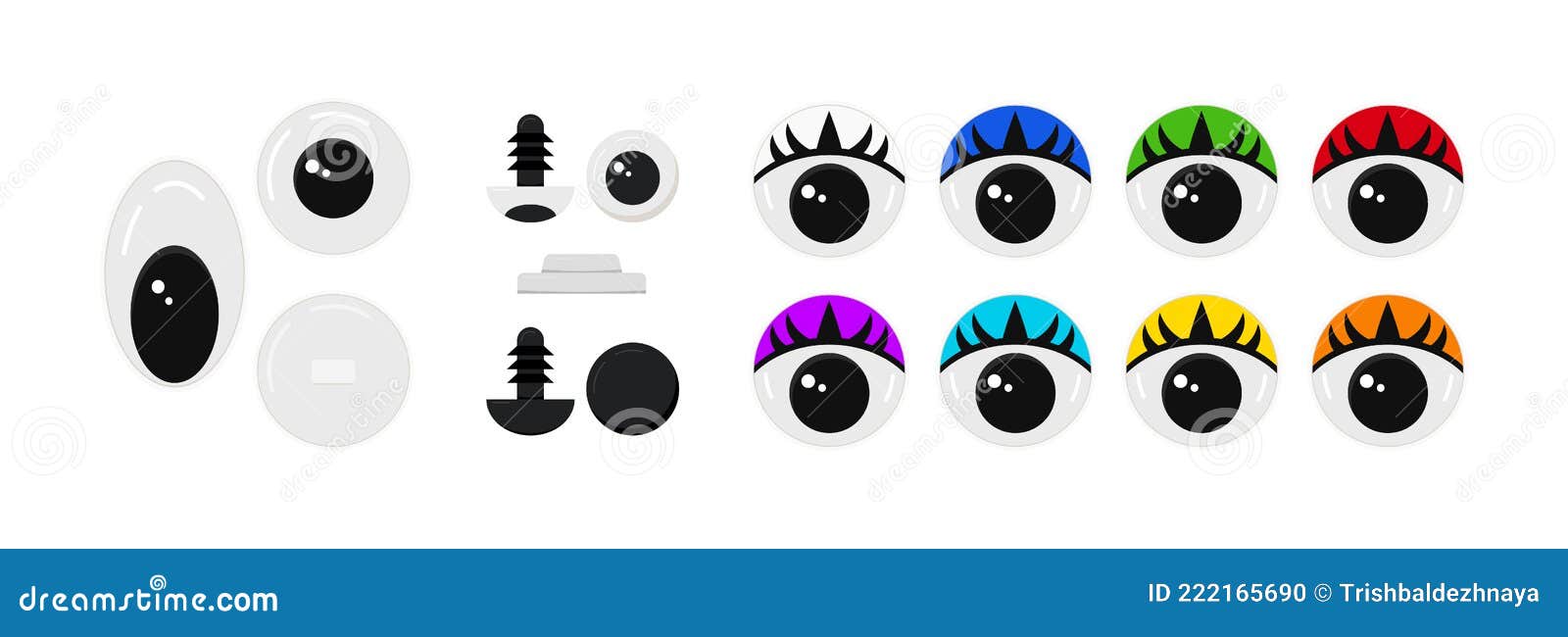 Ojos De Plástico Para La Marioneta De Juguetes Y El Personaje De Muñecas Aislados En Fondo Blanco Ilustración del Vector - Ilustración de imagen, oval: 222165690 Ojos De Plástico Para La Marioneta De Juguetes Y El Personaje De Muñecas Aislados En Fondo Blanco Ilustración del Vector - Ilustración de imagen, oval: 222165690