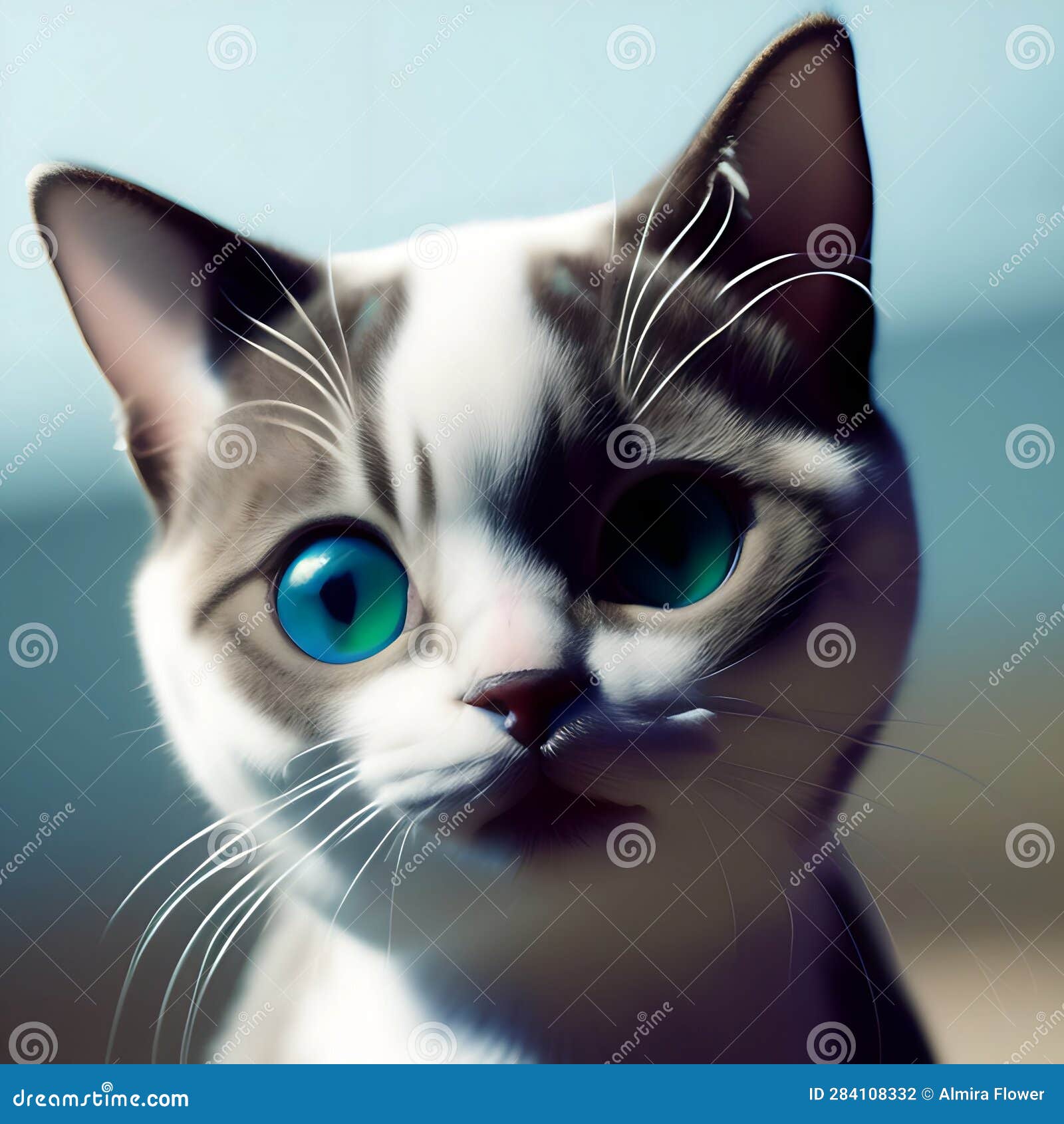 ojoz azules cat 3d 