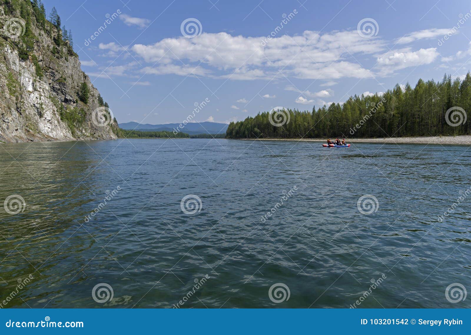 The Oka Sayanskaya River Siberia Russia Stock Photo Image Of