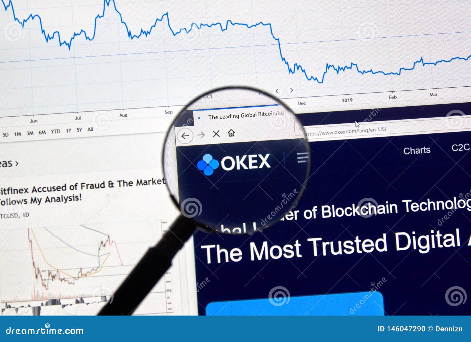 OKEX Cryptocurrency Exchange Site Editorial Image - Image ...