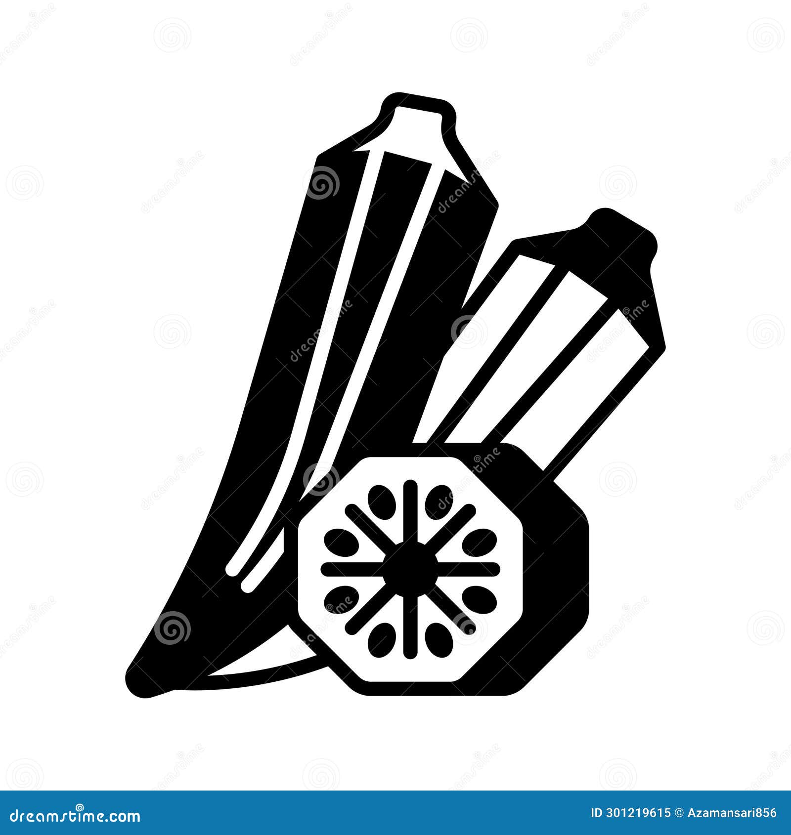 Okra Hand Draw Sketch Vector Vegetable Stock Vector (Royalty Free)  1404563066 | Shutterstock