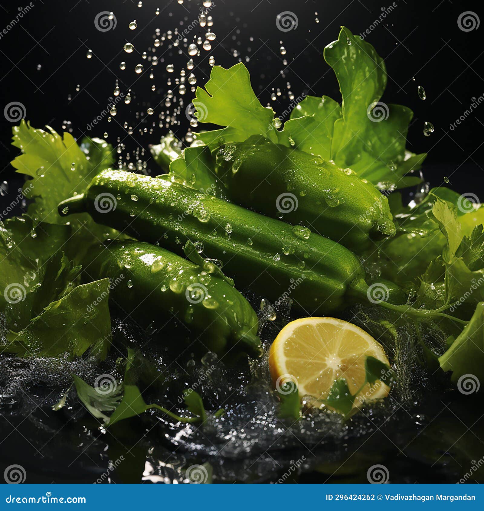 Okra stock illustration. Illustration of vibrant, harvest 296424262