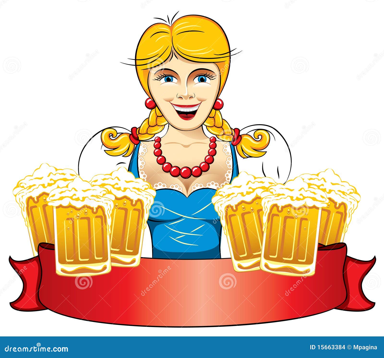 Oktoberfest stock vector. Illustration of cute, bavaria - 15663384