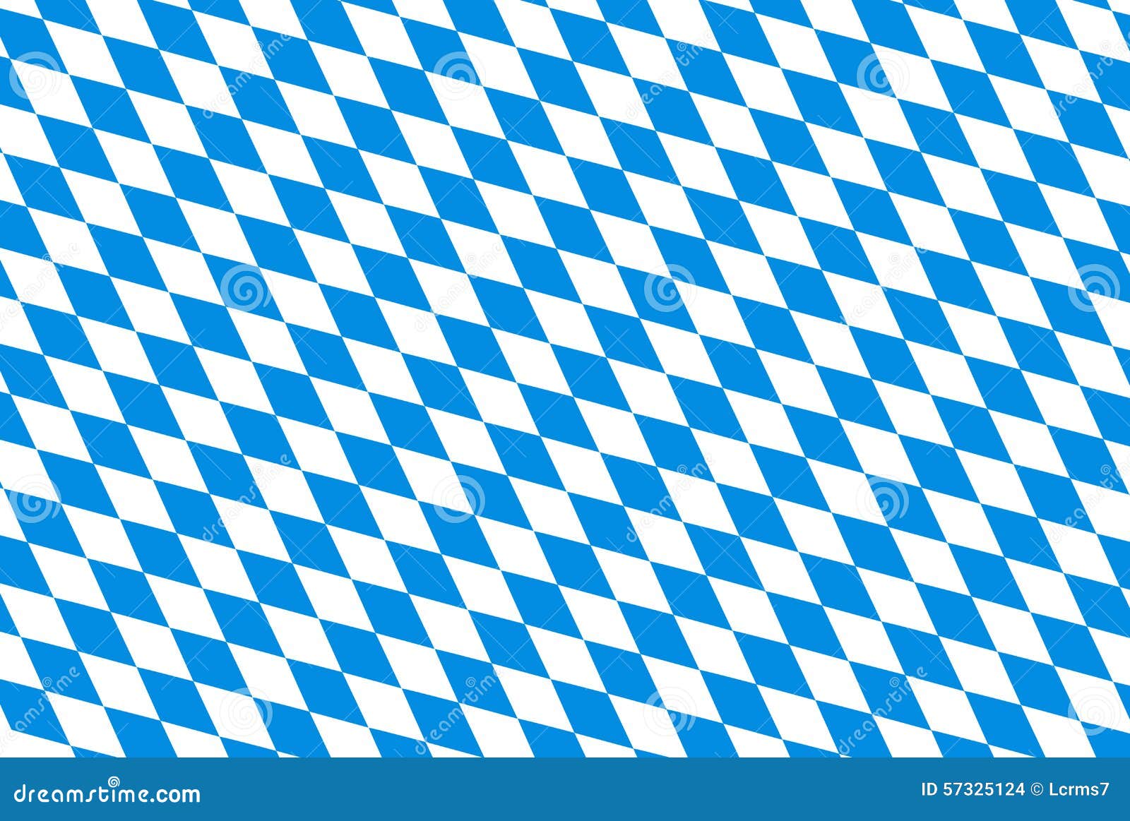 oktoberfest background with blue checked repeatable rhombus