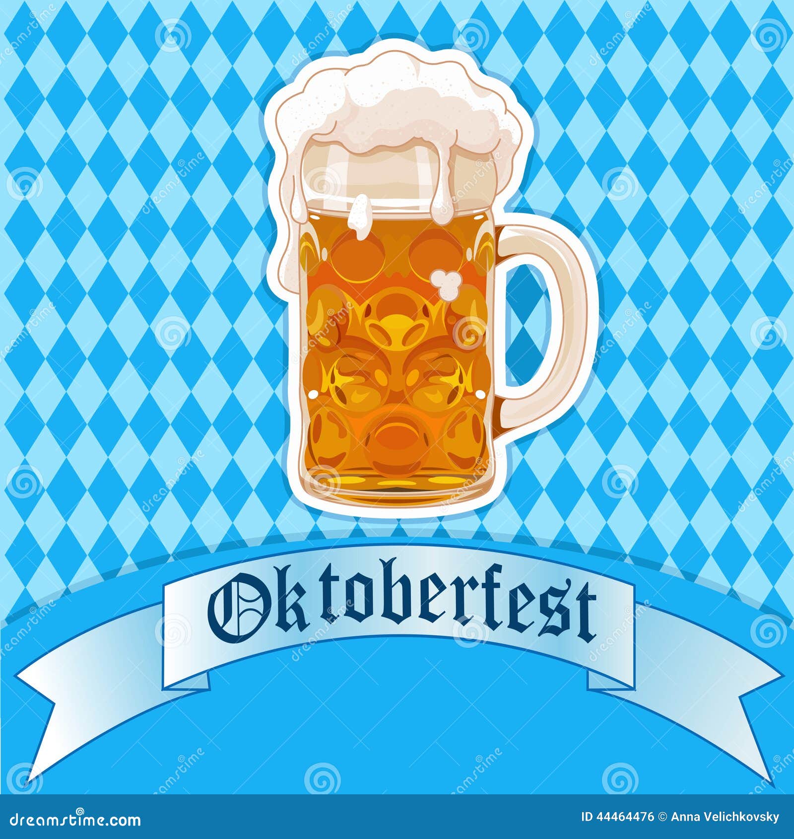 Oktoberfest beer glass editorial photo. Illustration of bier 44464476