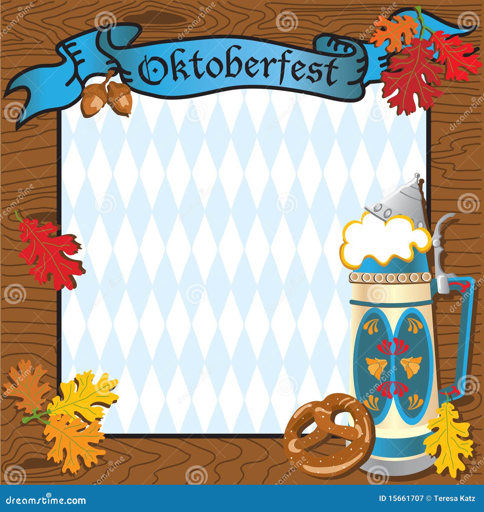 Oktoberfest Party Invitation Editorial Photography Illustration Of Leaves Bavaria