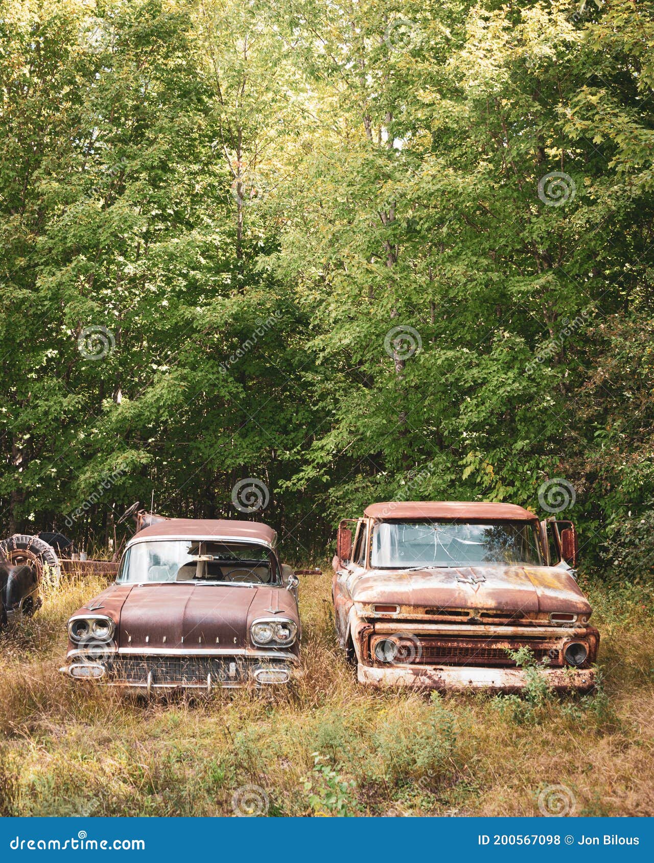 Old Abandoned Cars, in Maine Editorial Stock Photo Image of