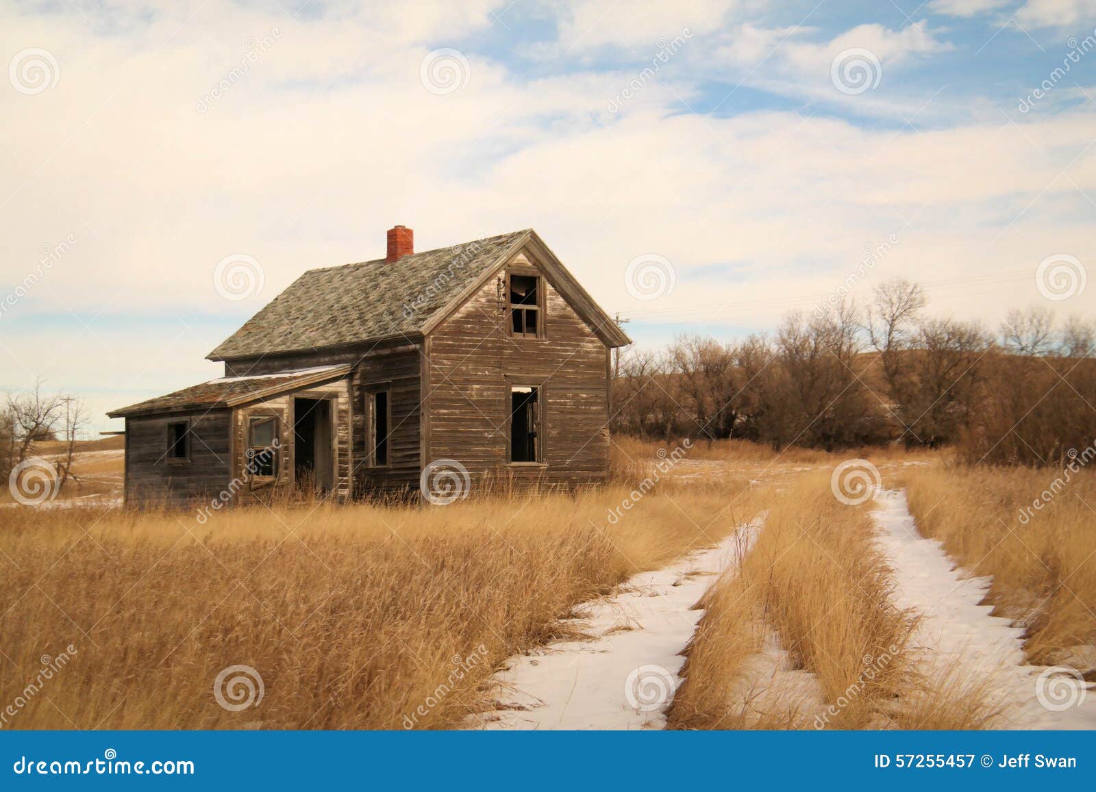 Old abandoned house stock image. Image of dakota, isolated 57255457