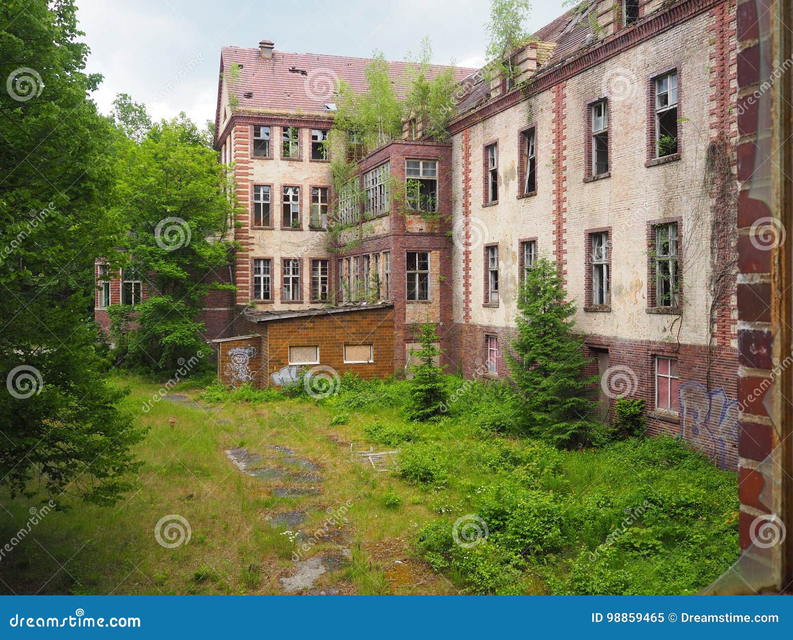 Wittenau Sanatorium stock image. Image of sanatorium 98859465