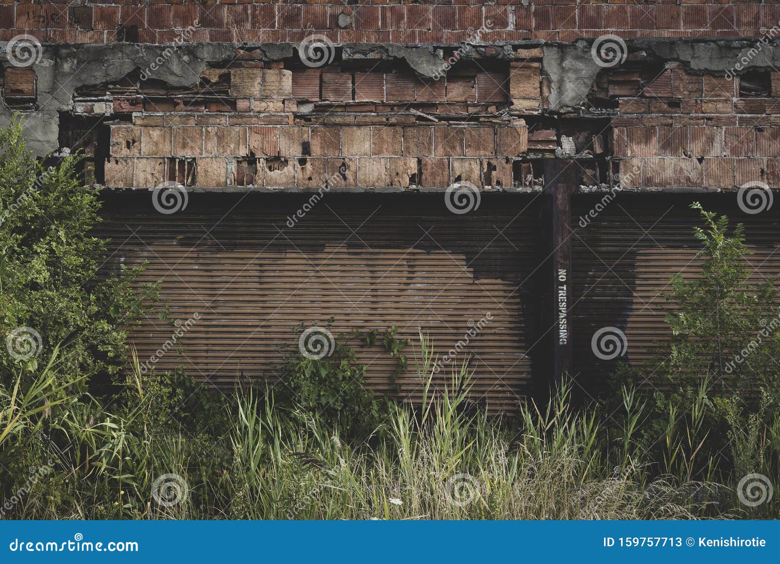 Old Abandoned Warehouse in Detroit Michigan Stock Image Image of rust