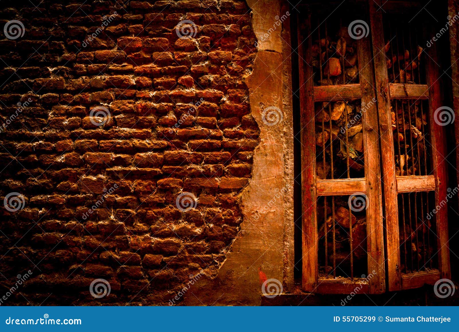 old abstract house