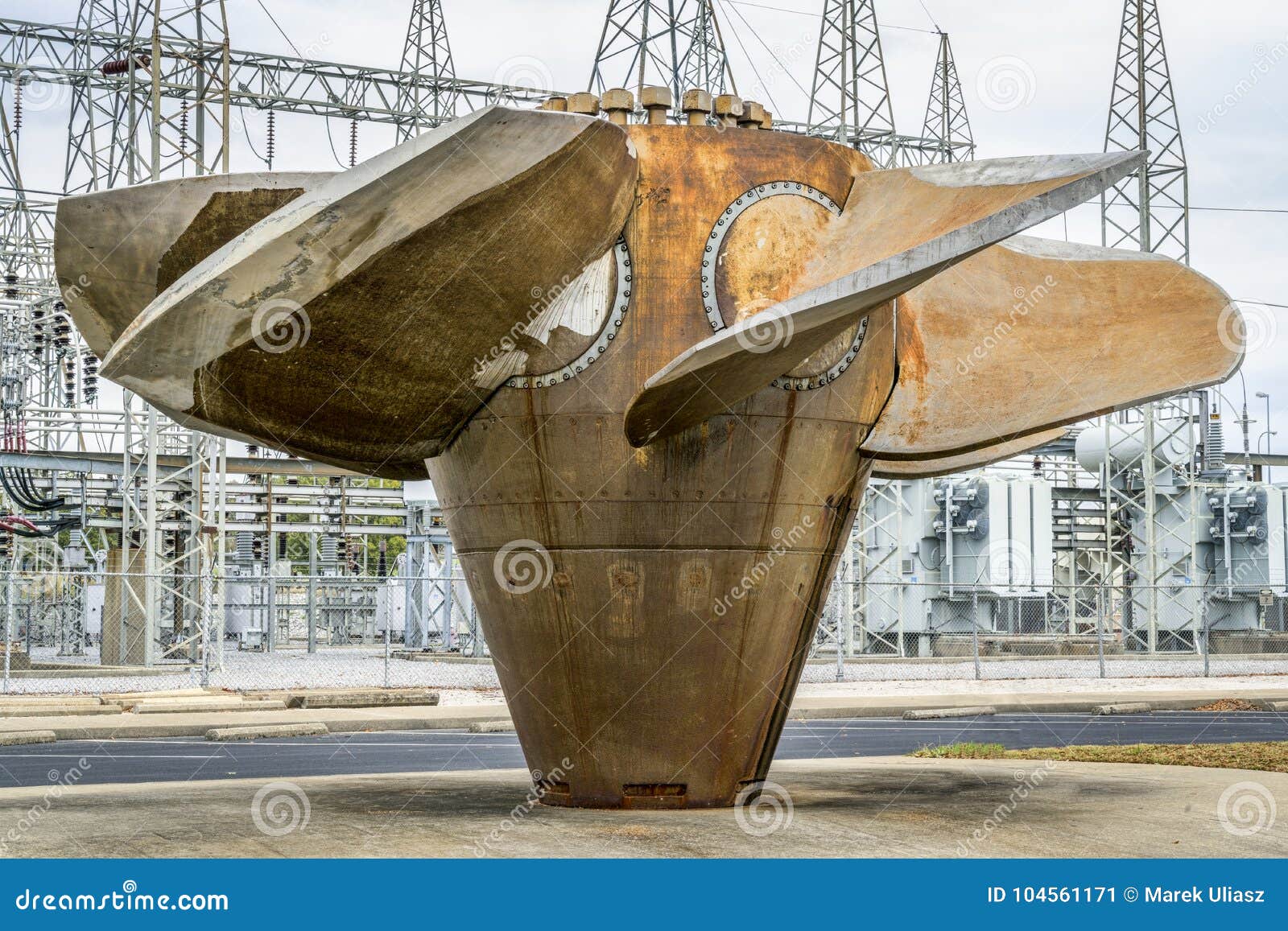 Adjustableblade Kaplan Propeller Turbine Stock Image Image of