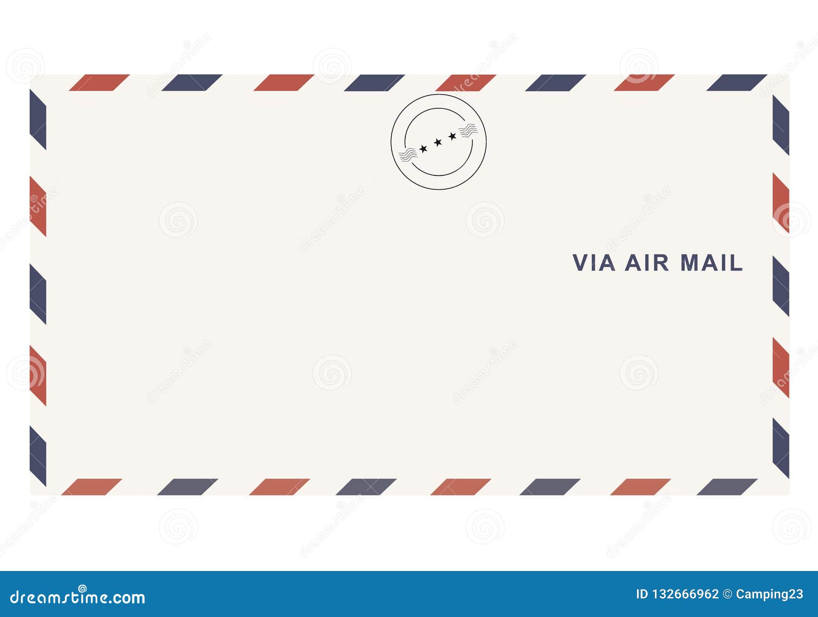 Old Air Mail Enveloppe Illustration Vector Stock Illustration Illustration Of Design Sign
