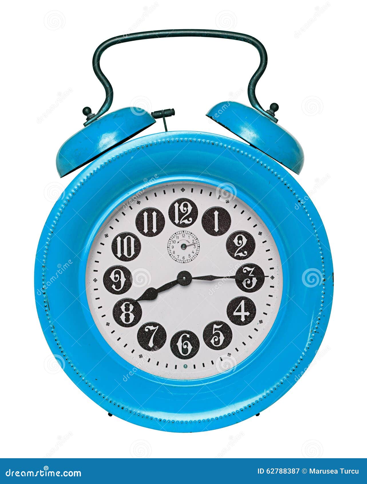Old alarm clock stock image. Image of morning, classic 62788387