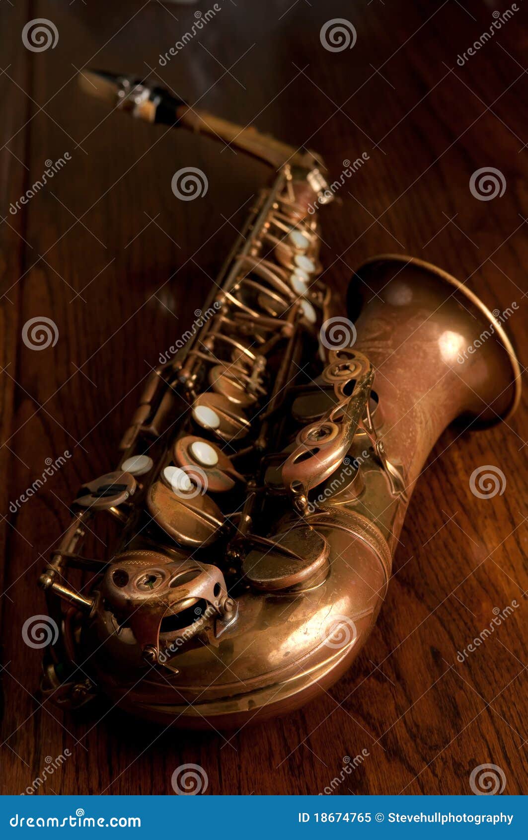 old alto saxophone